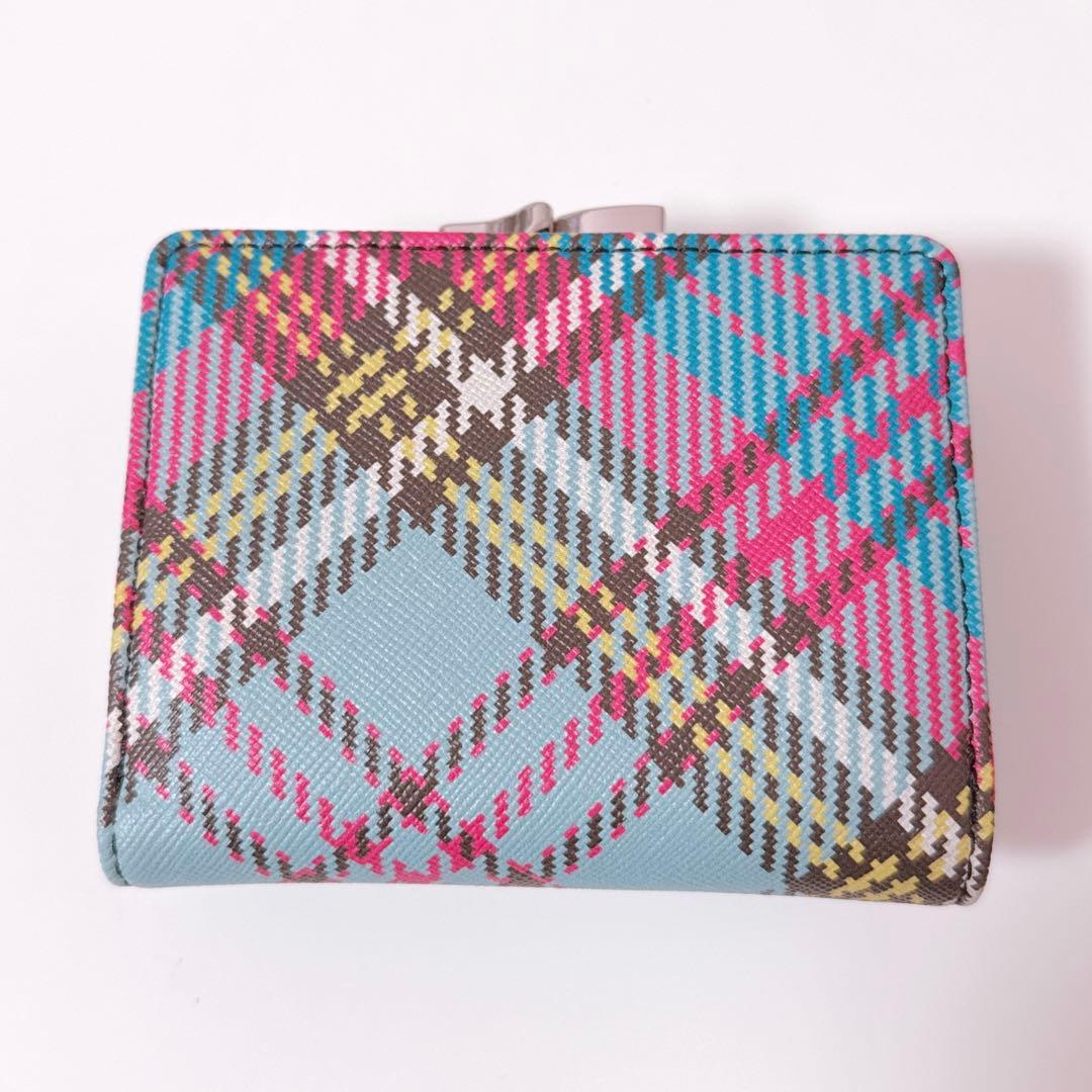 Vivienne Westwood がま口三つ折り財布　チェック
