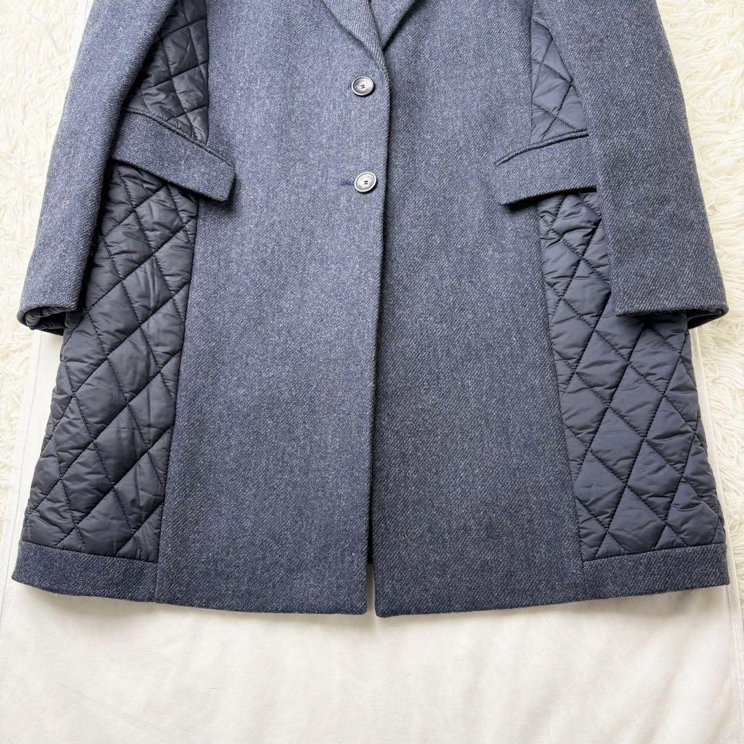 ポールスミス ダウンコート チェスターコート　キルティング 異素材 軽量