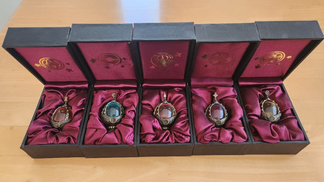 魔法少女まどか⭐︎マギカ　ソウルジェム　真鍮　ムービック製公式レプリカ　セット