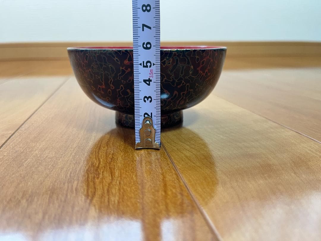 【新品未使用】 津軽塗 漆器 椀＆箸 2客セット【津軽塗夫婦椀・津軽塗夫婦箸】