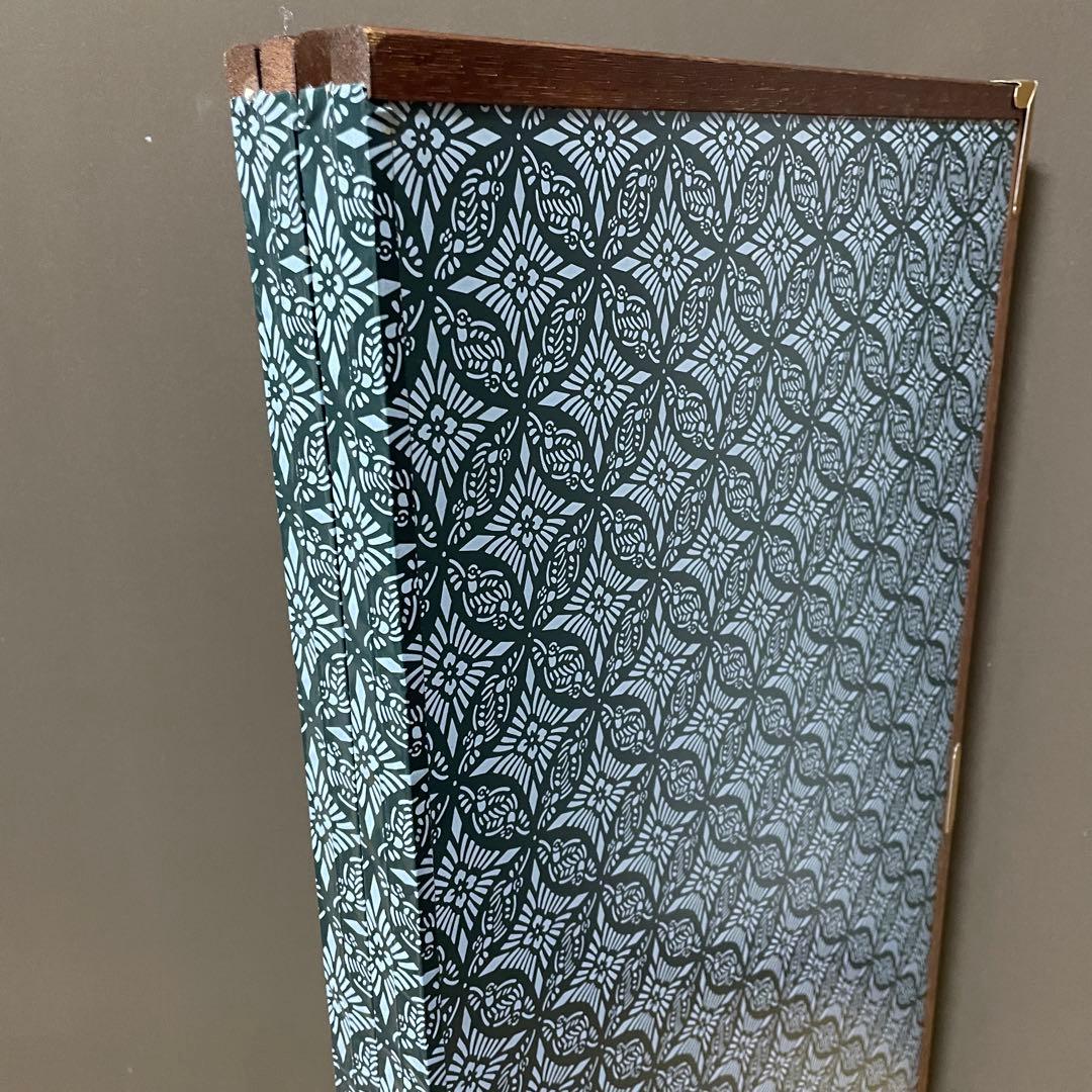 美品 豪華 金 屏風 衝立 パーテーション 慶事 一隻 四曲 四扇 旧家出物