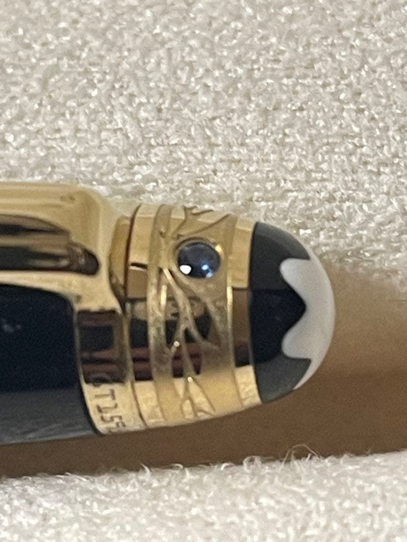 ‼️限定品‼️モンブラン ユニセフボールペン‼️サファイア‼️化粧箱サービスガイド付属