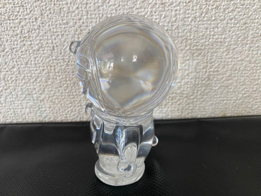 【バカラ×ドラえもん】クリスタルフィギュア 正規品 ガラス置物 インテリアに最適