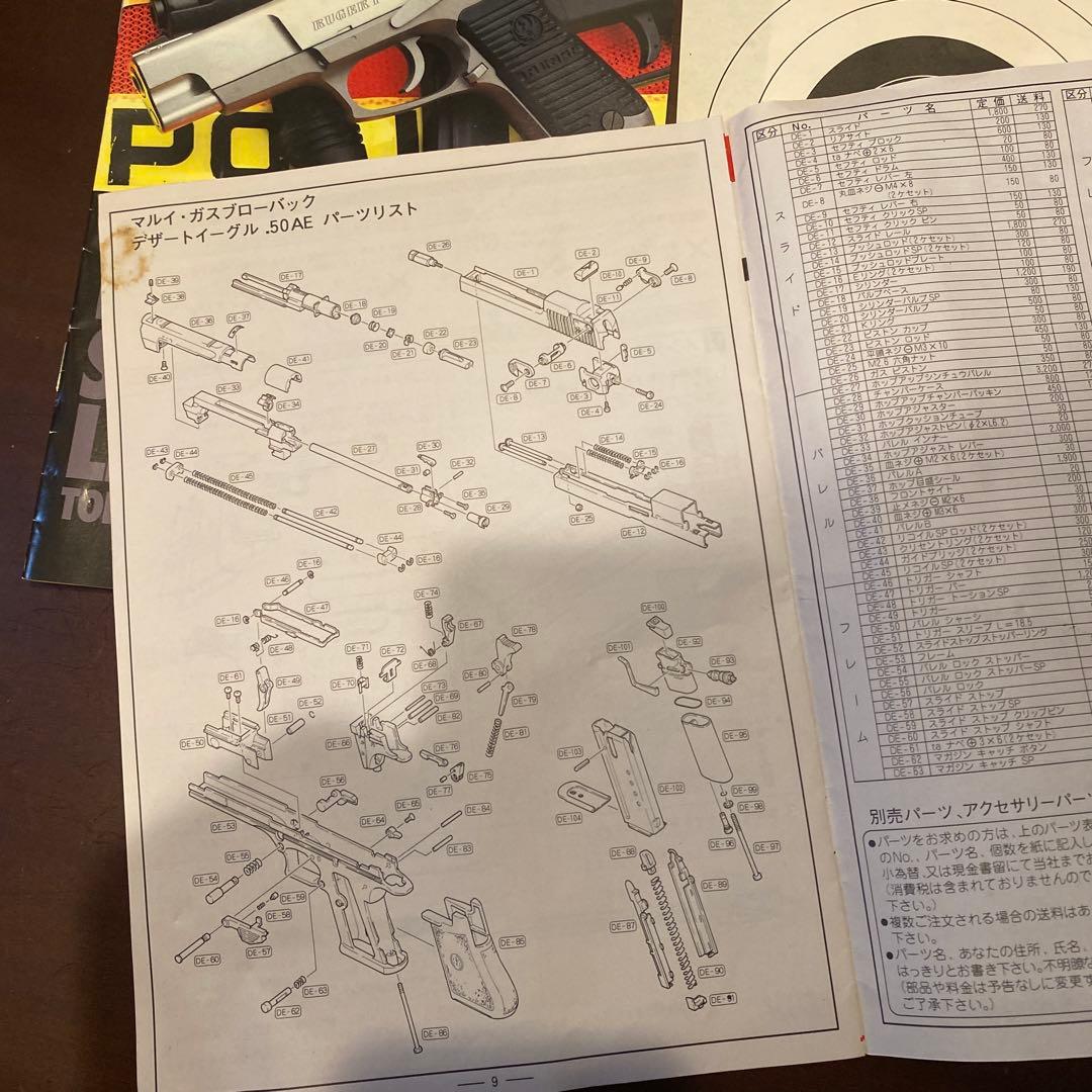 USED 東京マルイ デザートイーグル.50AE ガスブローバック