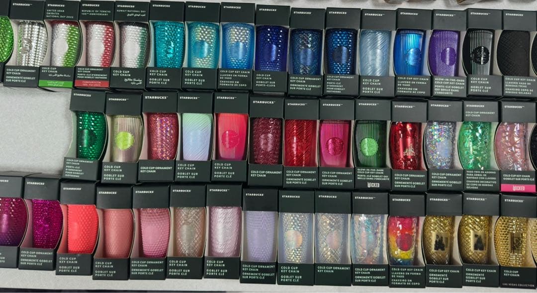フルセット　[７７個] スターバックス　コールドカップ　キーホルダー