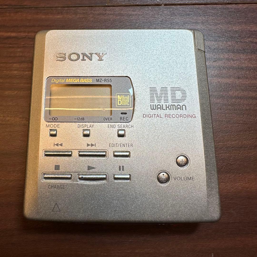 SONY MDウォークマン MZ-R55 MDプレーヤー 5527