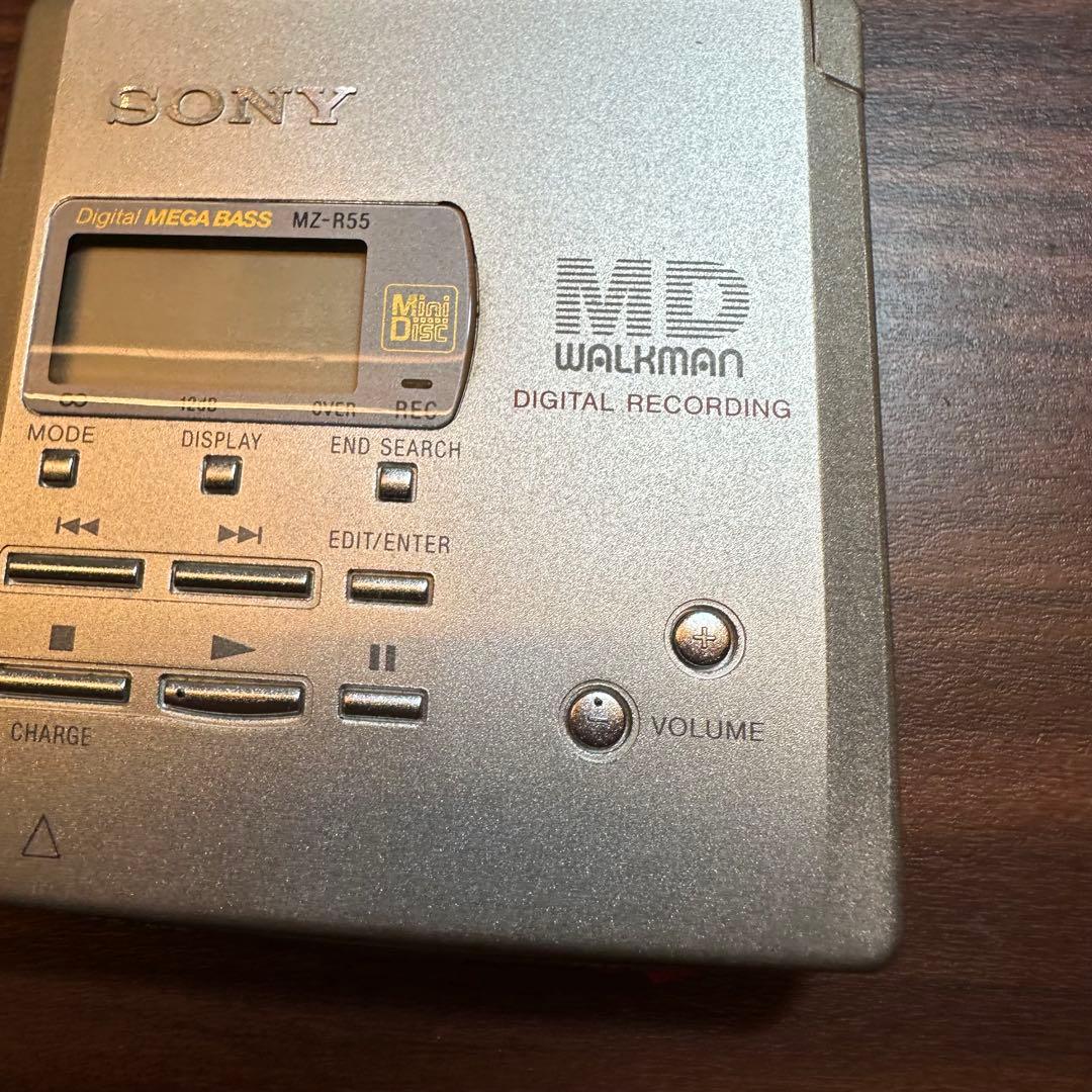 SONY MDウォークマン MZ-R55 MDプレーヤー 5527