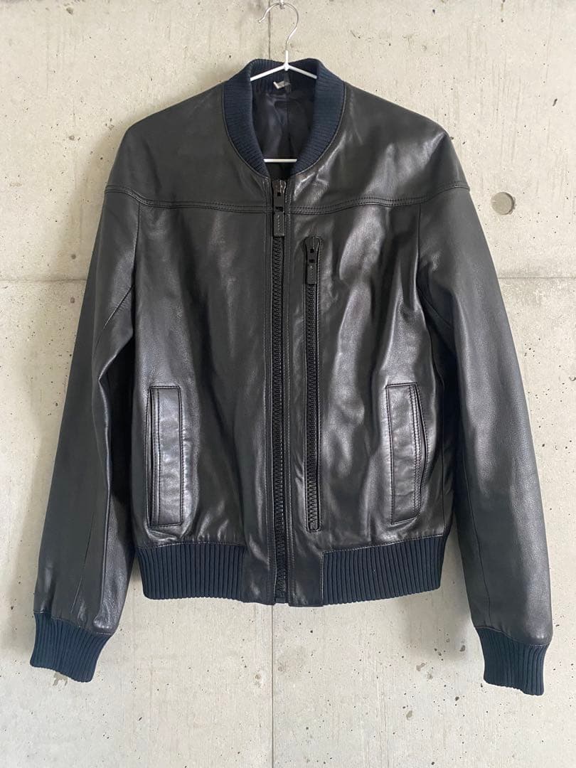 dior homme レザージャケット　エディ　44 ブラック　名作