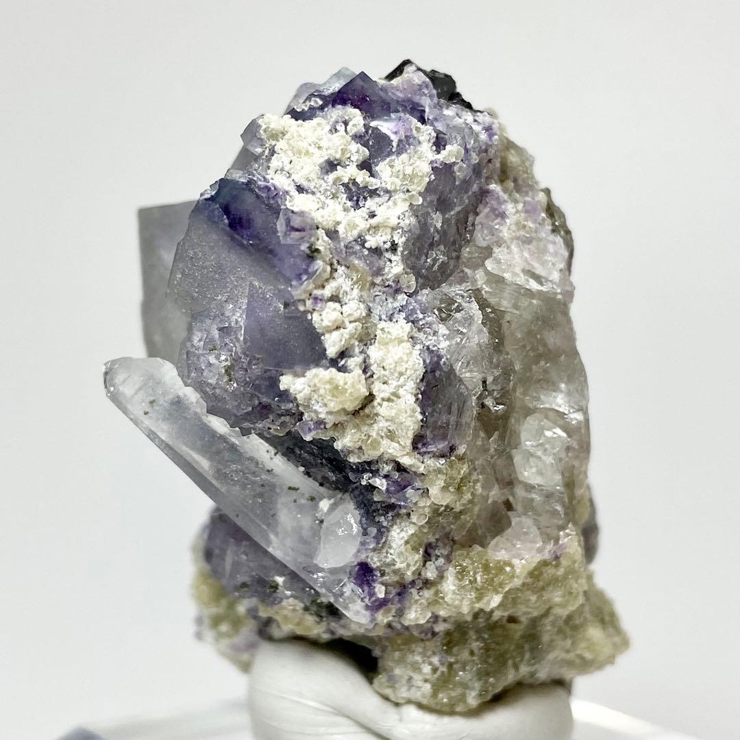 ヤオガンシャン　フローライト　クォーツ　マイカ　鉱物標本　原石　天然石　ストーン