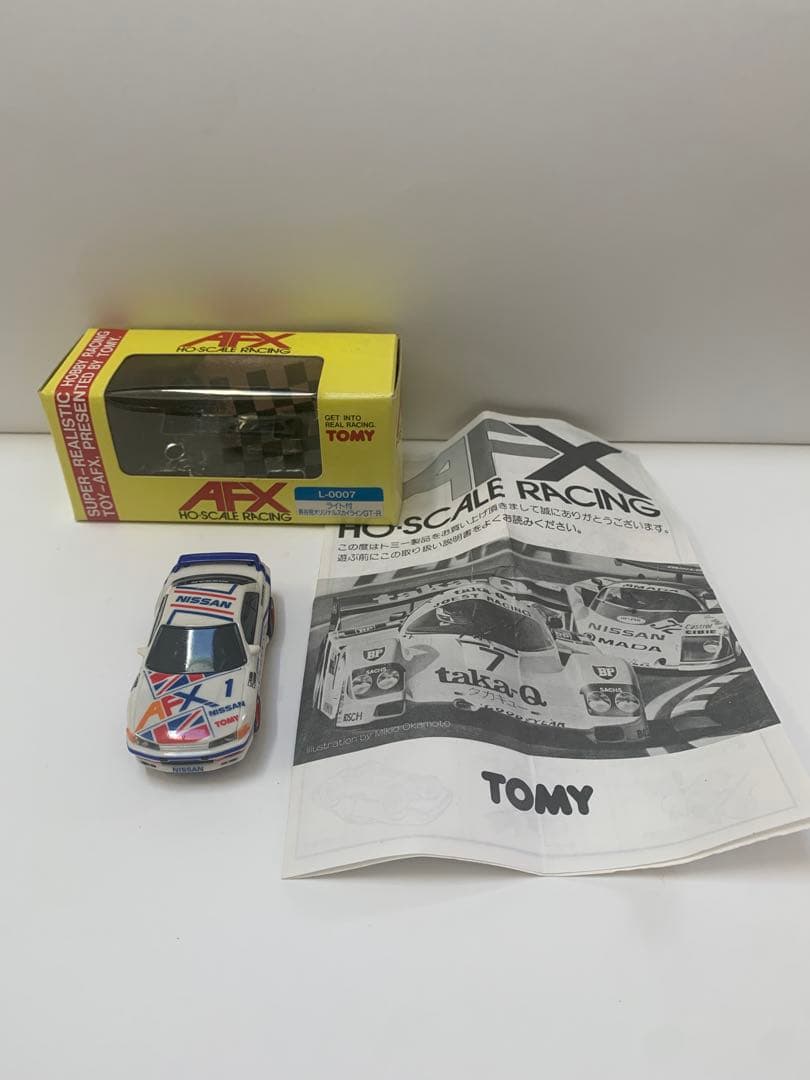 トミー　HOスケールスロットカー　AFX 長谷見オリジナルスカイラインGT-R