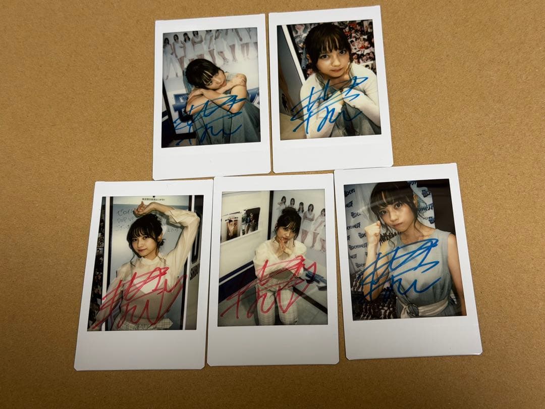 桃月なしこサイン入りチェキ5枚セット