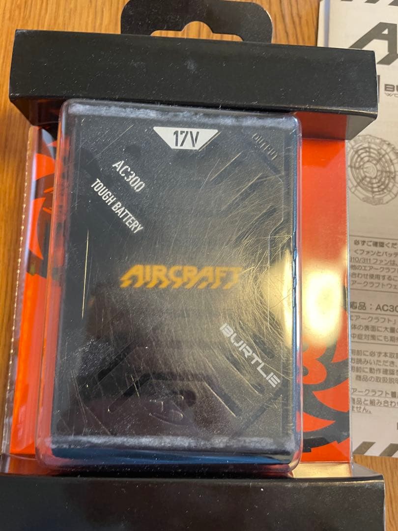 送料無料❗️BURTLE新型17VリチウムイオンバッテリーAC300エアークラフト
