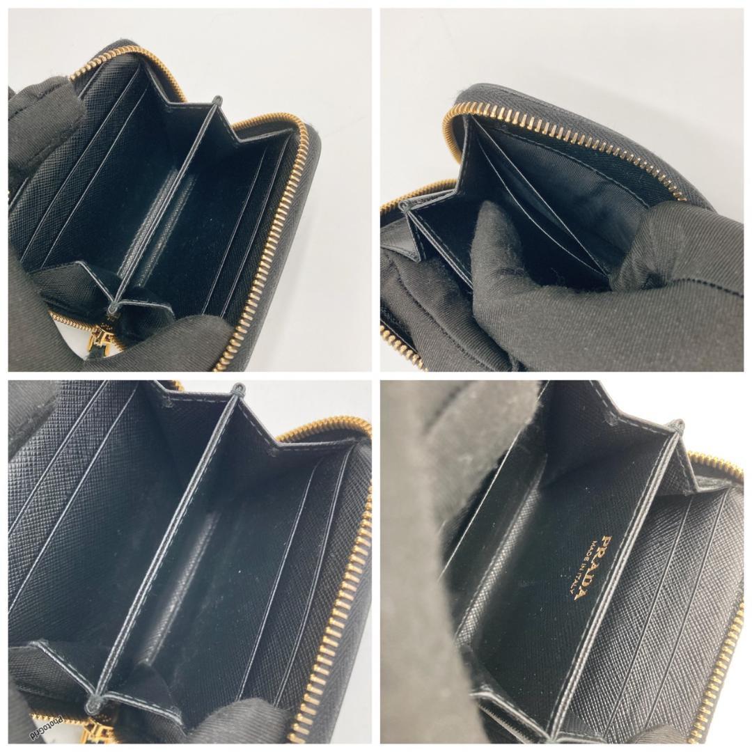 PRADA プラダ　ケース ラウンドジップ サフィアーノ　✴︎①