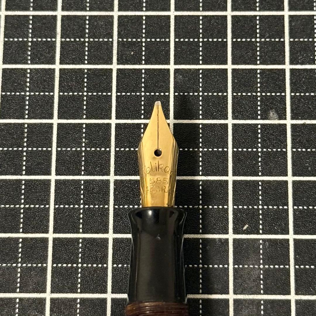 ペリカン 万年筆 130 IBIS グレーマーブル OB