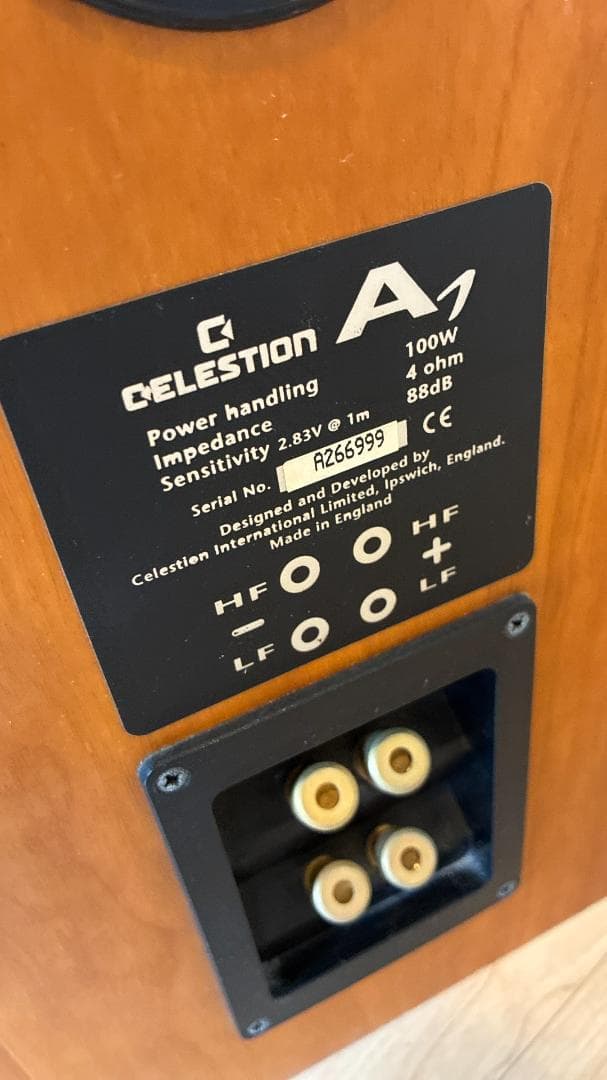 Celestion セレッション A1 スピーカーペア【付属品欠け有】