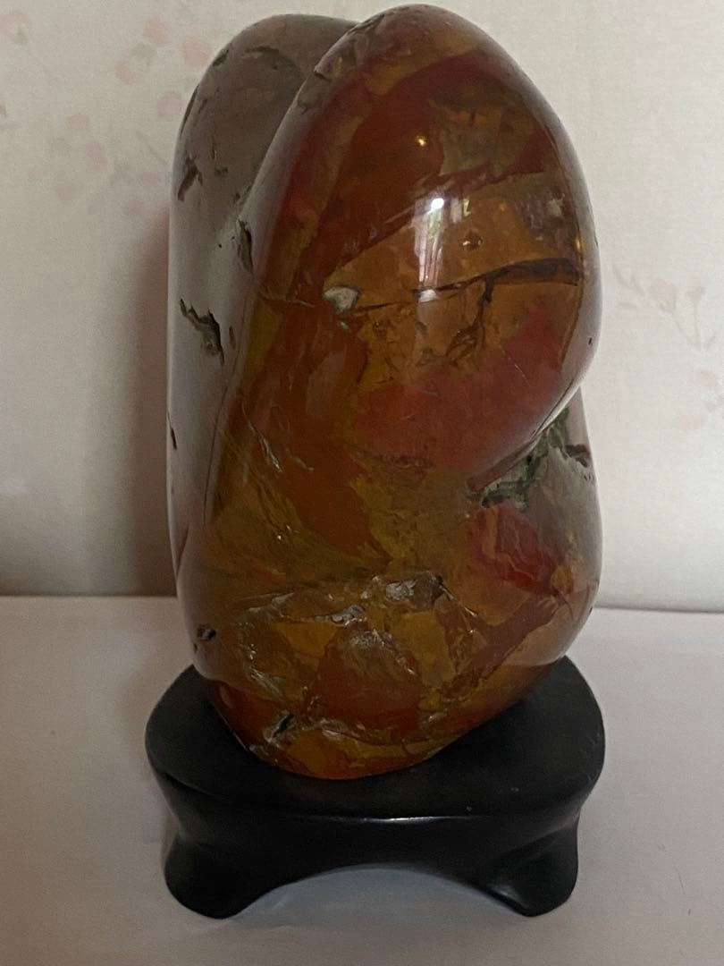 ♦鑑賞石 水石 銘石 赤玉 赤石 ジャスパー 天然石 インテリア 置物 骨董品