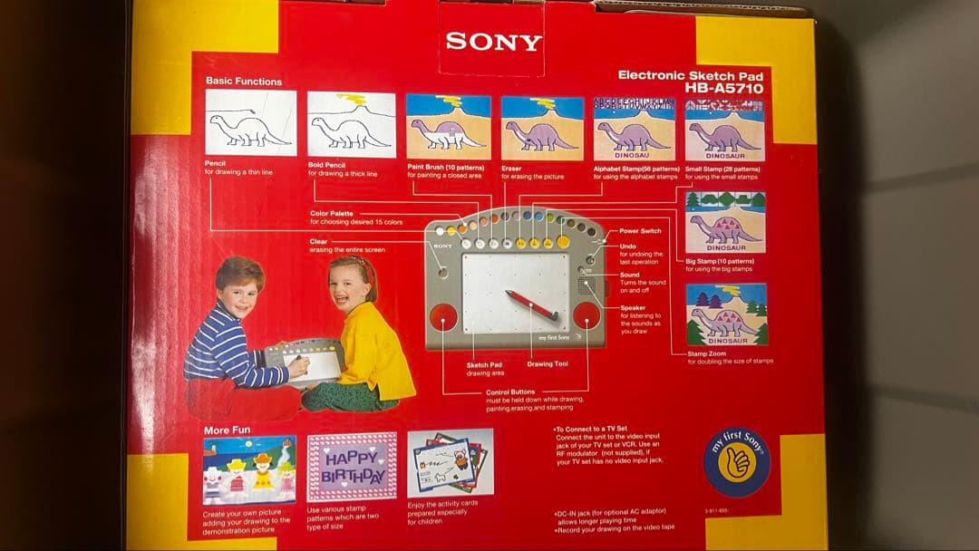 My First Sony エレクトロニック・スケッチ・パッド HB-A5710