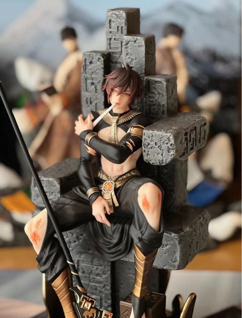 原神 鍾離 钟离 REDstoneフィギュアガレージキット ガレキ スタチュー