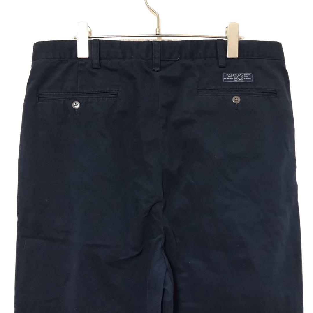 Polo Ralph Lauren 黒 コットン チノ スラックス 下北沢 原宿