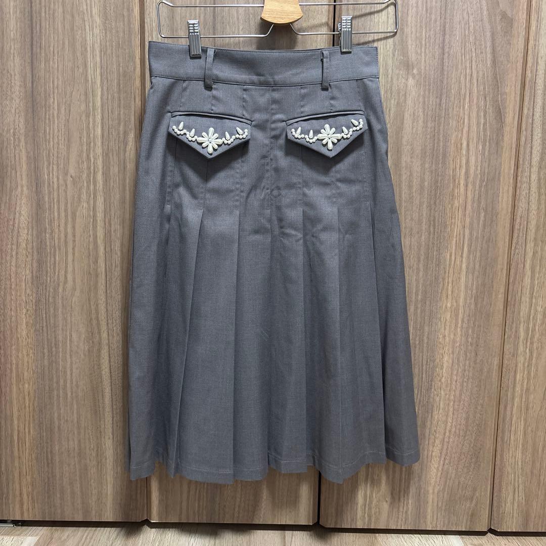 スカート POPPY PEARL PLEATED SKIRT