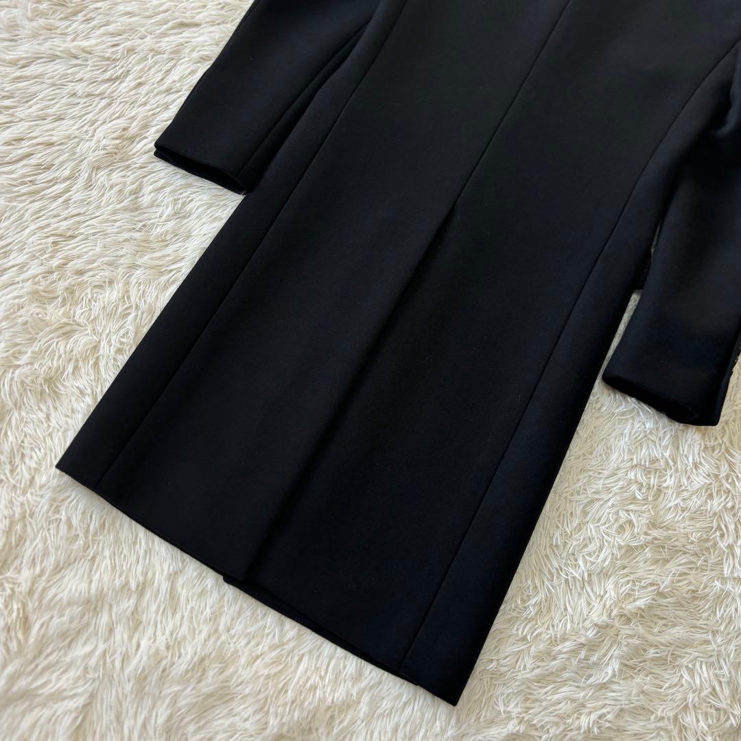 ラルフローレン　チェスターコート　イタリー製　ブラック　36 比翼式