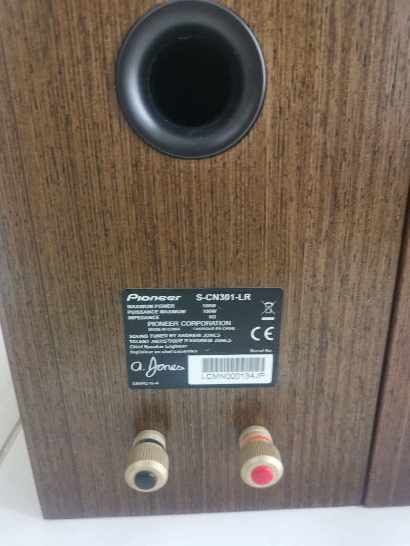 パイオニア Pioneer S-CN301-LR ブックシェルフスピーカー