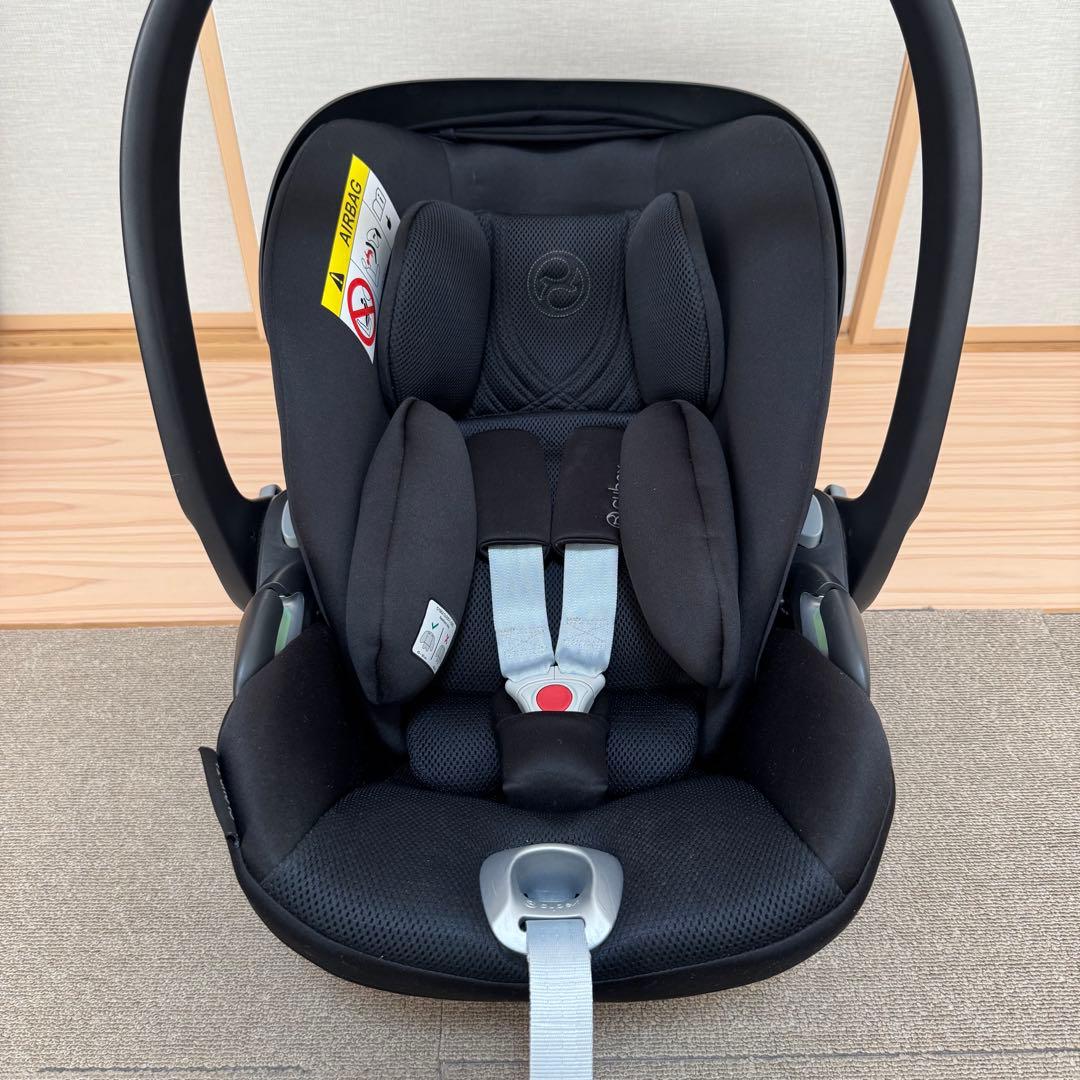 【美品】サイベックス クラウドT ブラック ベースTセット チャイルドシート