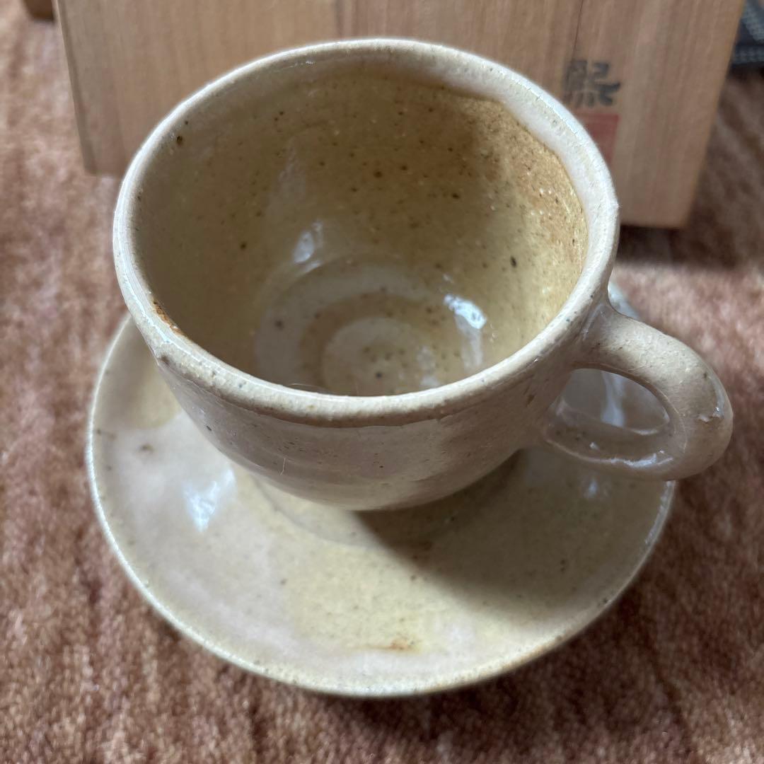 韓国 伝統陶芸家 申正煕　コーヒーカップ共箱