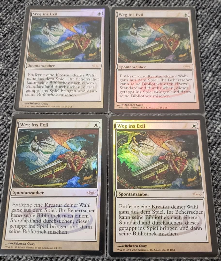 MTG 流刑への道 ドイツ語 foil 4枚セット プロモ