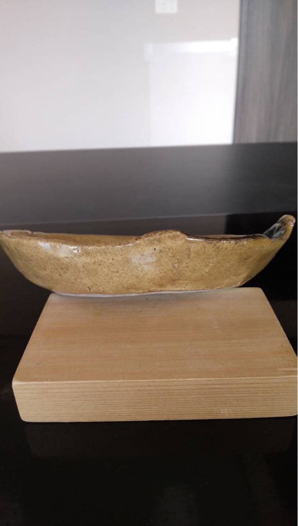 京焼　平向付　瓢箪　アンティーク　古道具　茶道具