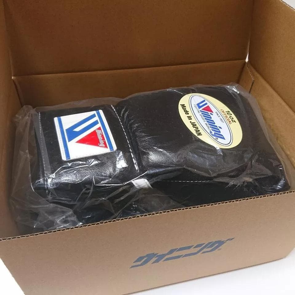 winning ウイニング ボクシンググローブ 10oz 黒 MS-300