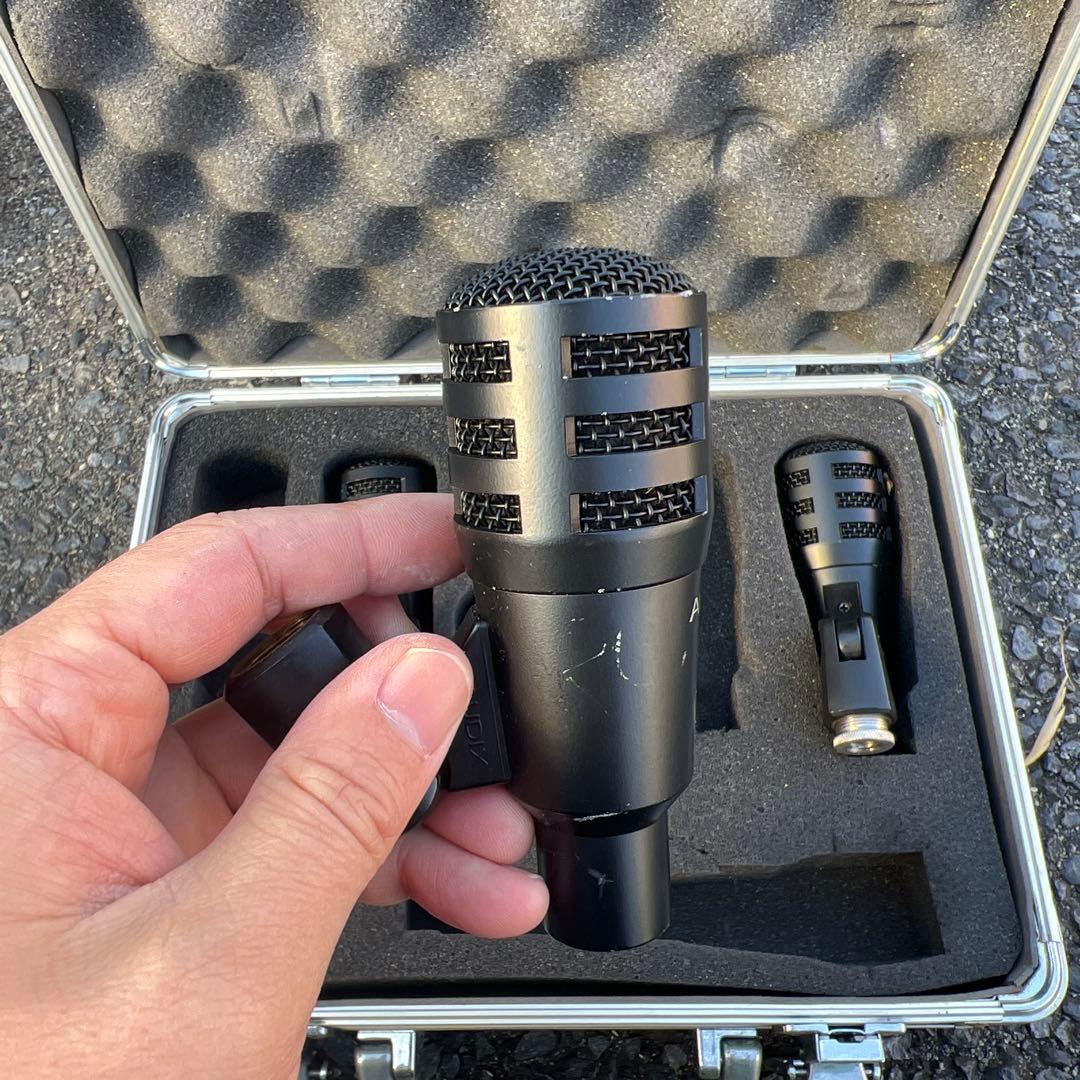 AUDIX f10 f12 マイク 4本セット　ジェラルミンケース付き