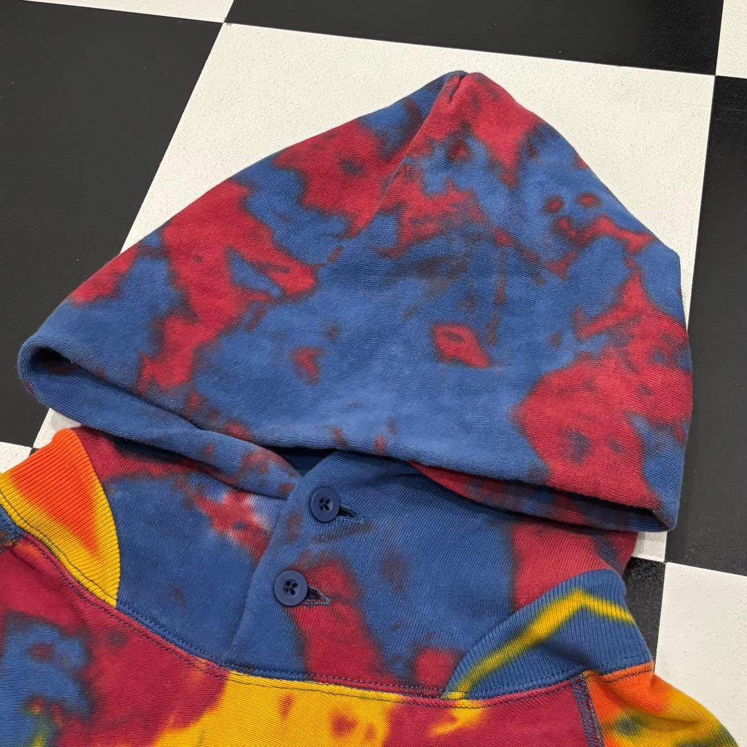 美品 京都伊勢丹 限定 ブルーナボイン タイダイ 染めスウェット パーカー XL