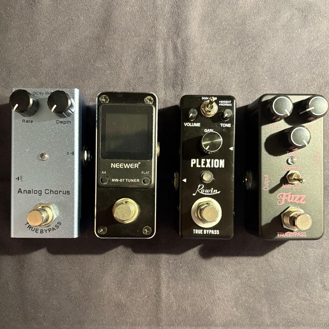 ギターエフェクター4点セット　箱付き
