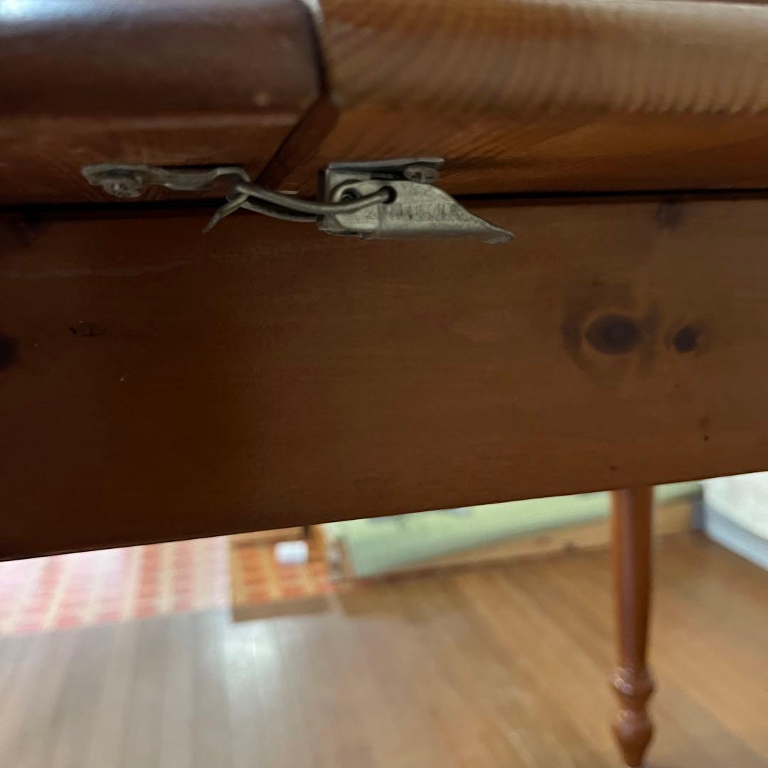 【アンティーク】北欧レトロ 天然木 エクステンションテーブル ダイニングテーブル