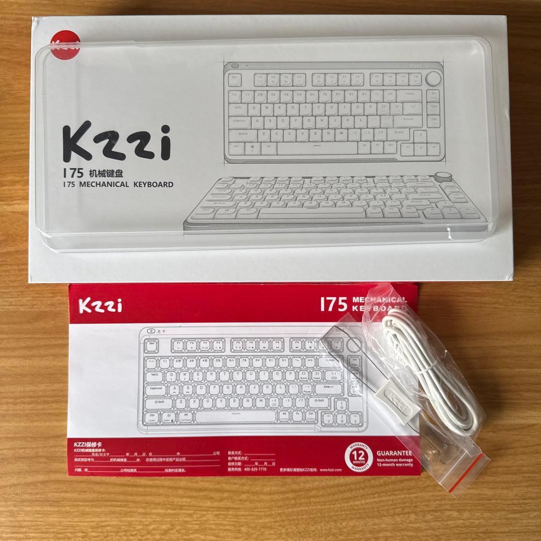 Kzzi I75 ロープロファイルキーボード　ゲーミング　メカニカルキーボード