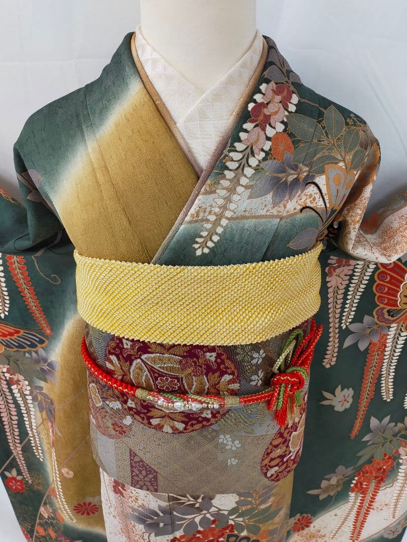 ルルさま　美品　正絹　京友禅振袖　3点セット