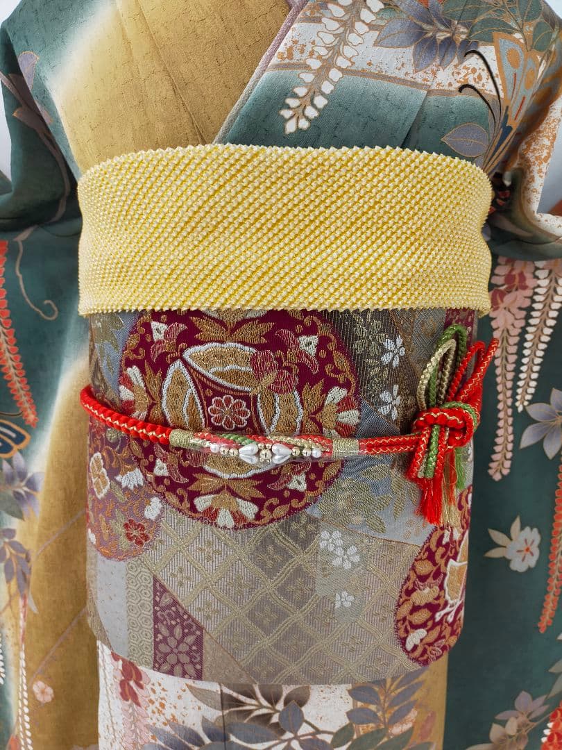 ルルさま　美品　正絹　京友禅振袖　3点セット