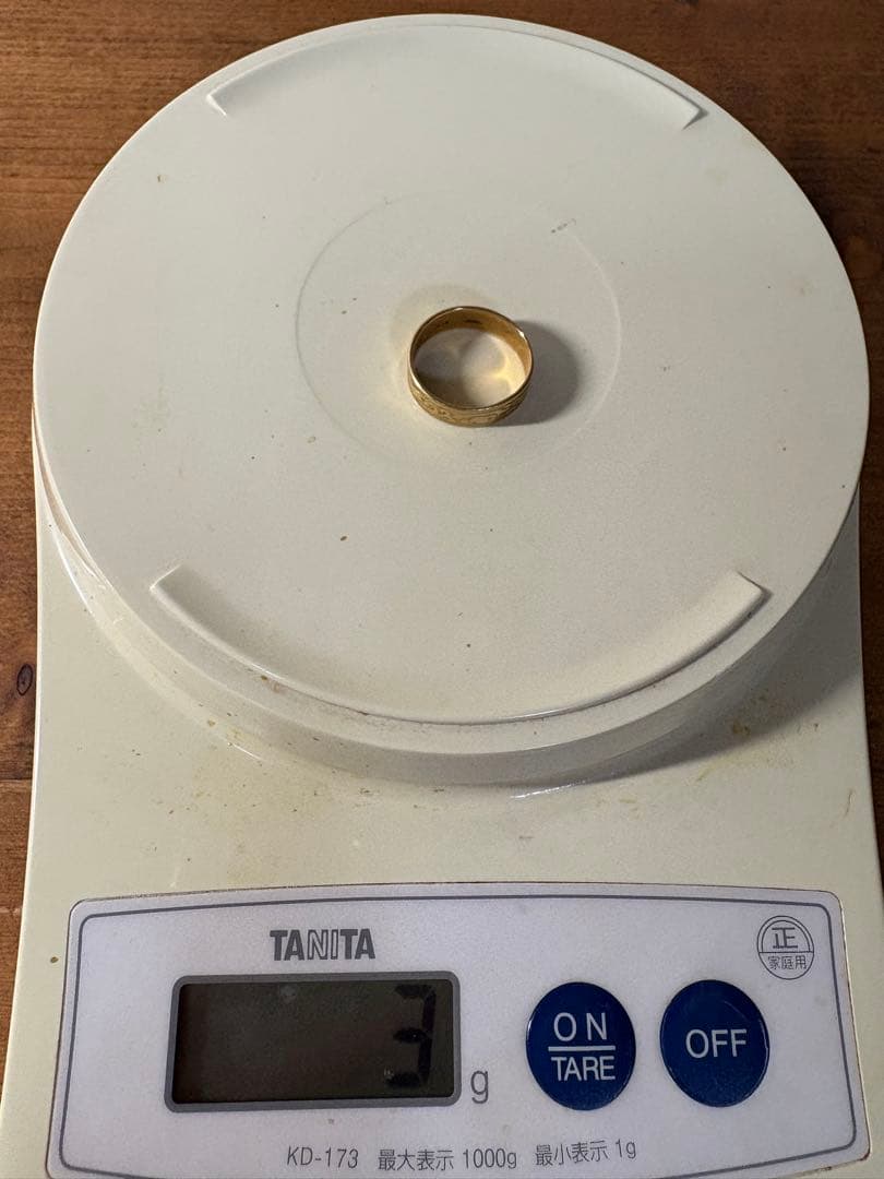 K18 12号 リング 3g