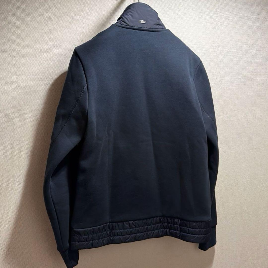 HERNOスウェット ジップアップブルゾン ネイビー 44 ヘルノ
