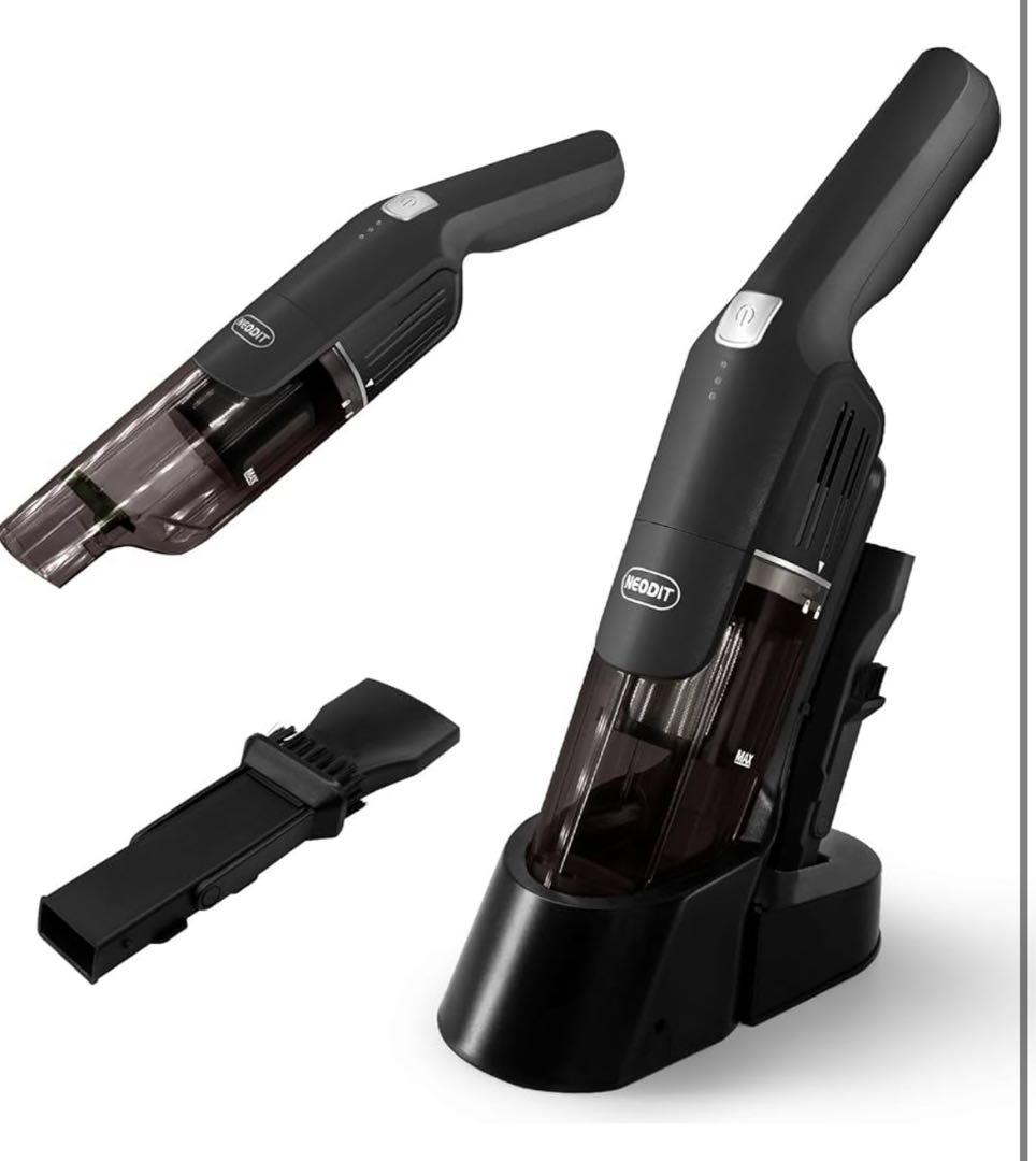 軽量 カーペットクリーナー ハンディクリーナー 黒 強力