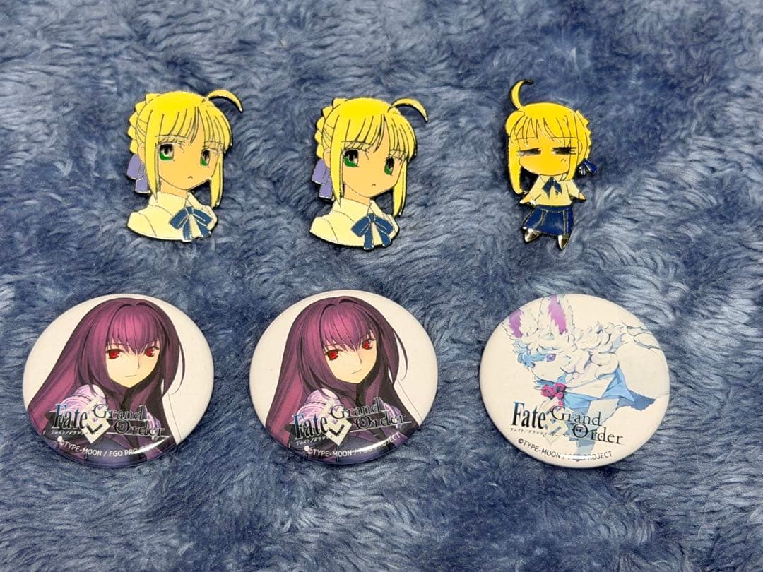 公*o様 fate FGO ストラップ　缶バッジ　チャーム　30点まとめセット