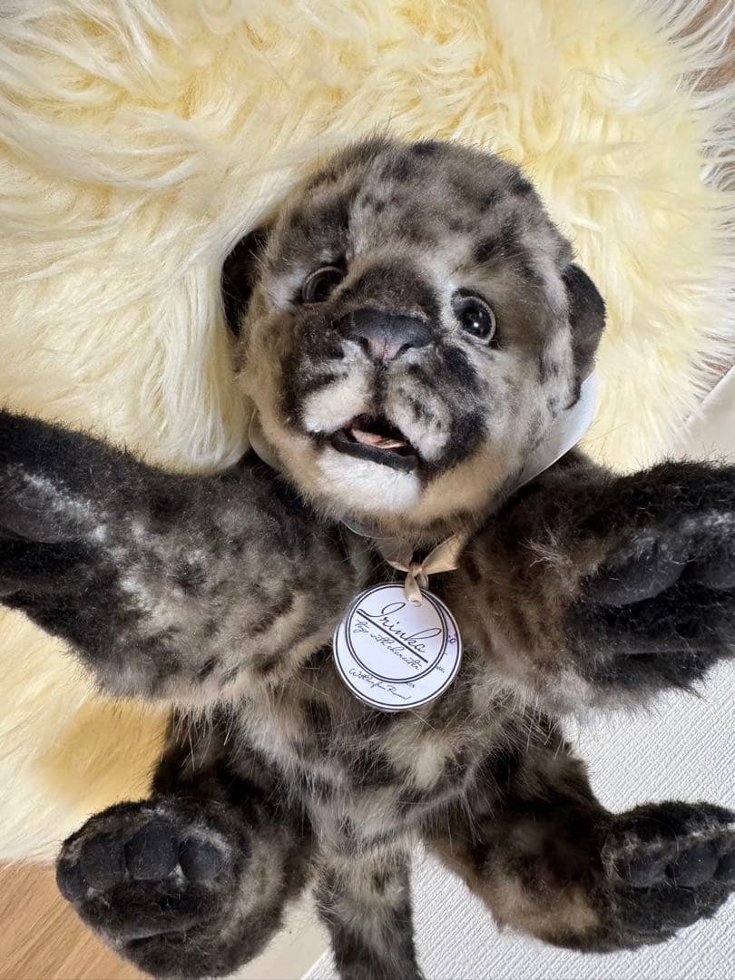 海外作家様作　アートドール　黒ヒョウの赤ちゃん