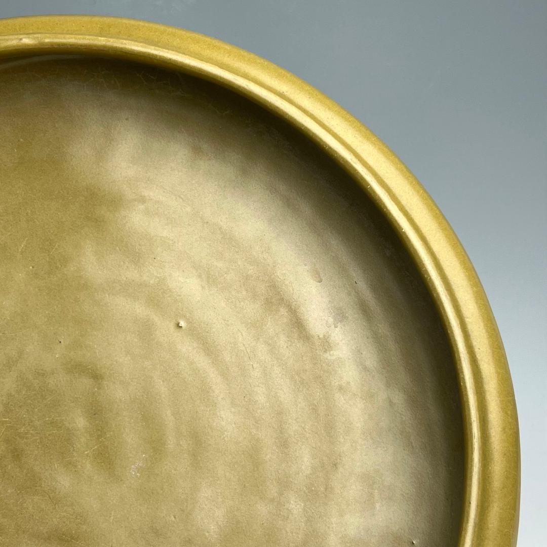 蕎麦釉 茶葉末釉水盤 中国古玩 中国美術 唐物 擺件