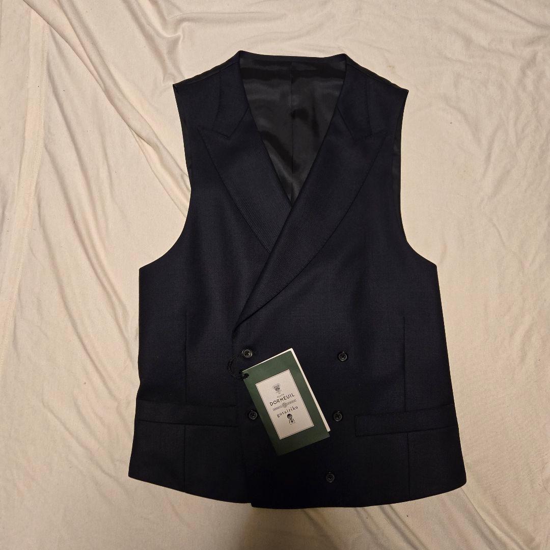 新品】GOTAIRIKU　紺　ダブル　ジレ　ベスト　タリアトーレ　Beams F