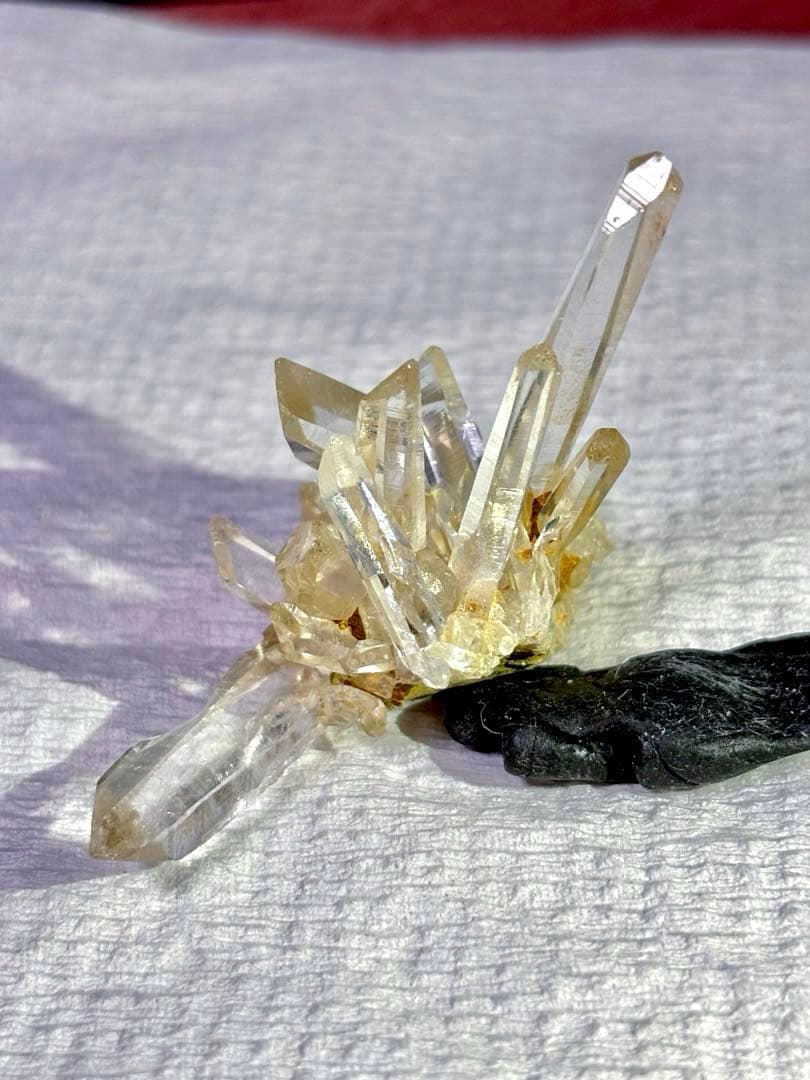 【超希少】天然ヒマラヤ水晶 (インド/サインジ産) 原石 鉱物標本 レア産地