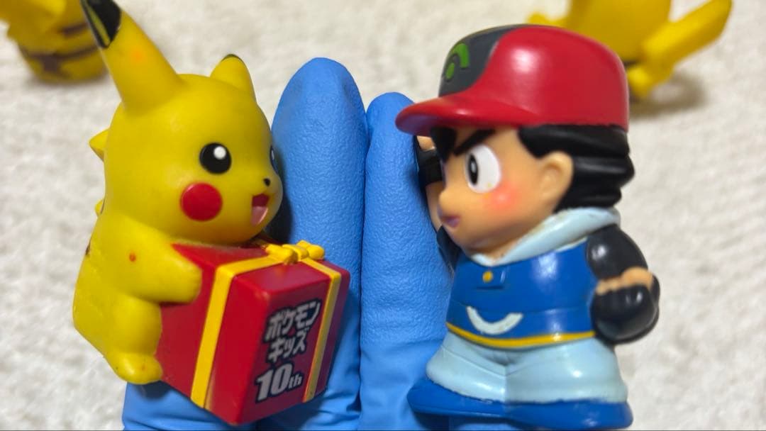 ポケモンキッズ　指人形　ピカチュウ10thアニバーサリー　15体セット