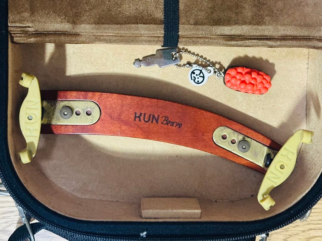 チェック柄 バイオリン ハードケース 4/4