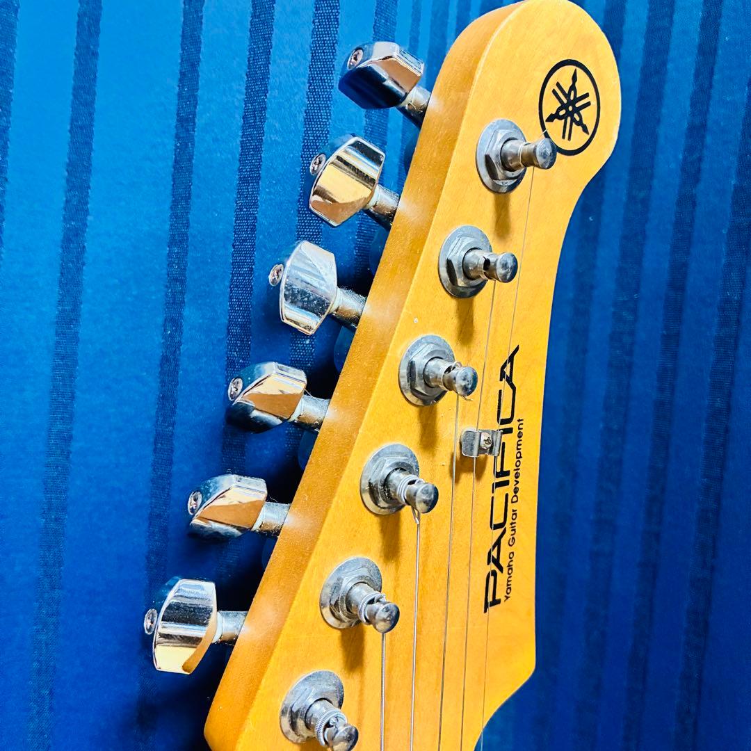 PACIFICA ヤマハ パシフィカ エレキギター 黒　ブラック　ソフトケース付