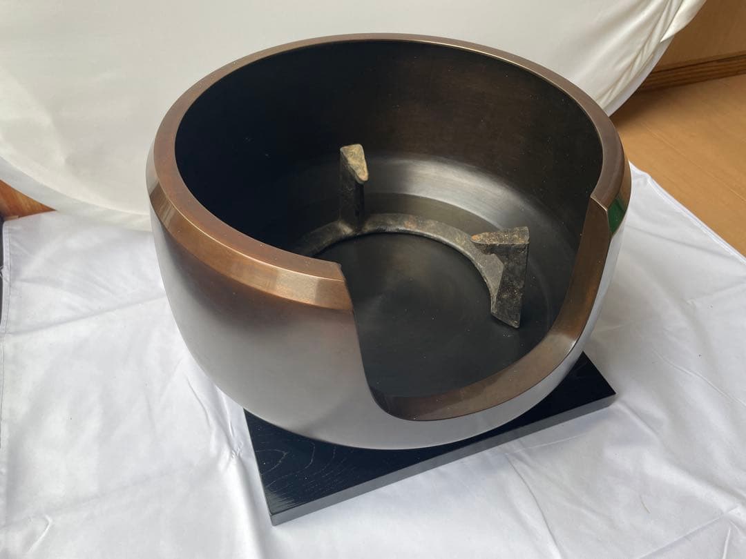 茶道具 風炉一式 6点セット 面取風炉 柿合塗小板 五徳 底瓦 前瓦 風炉灰